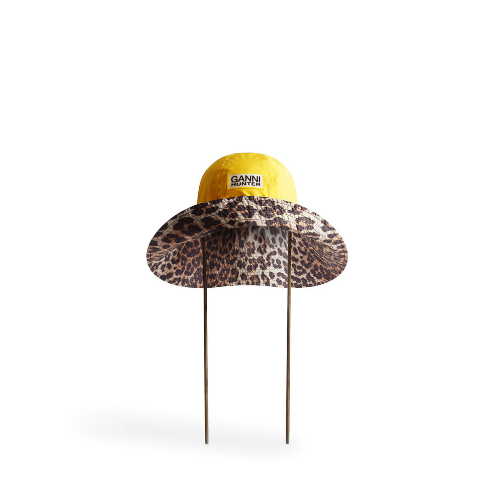 GANNI X HUNTER Waterproof Bucket Hat Lemon