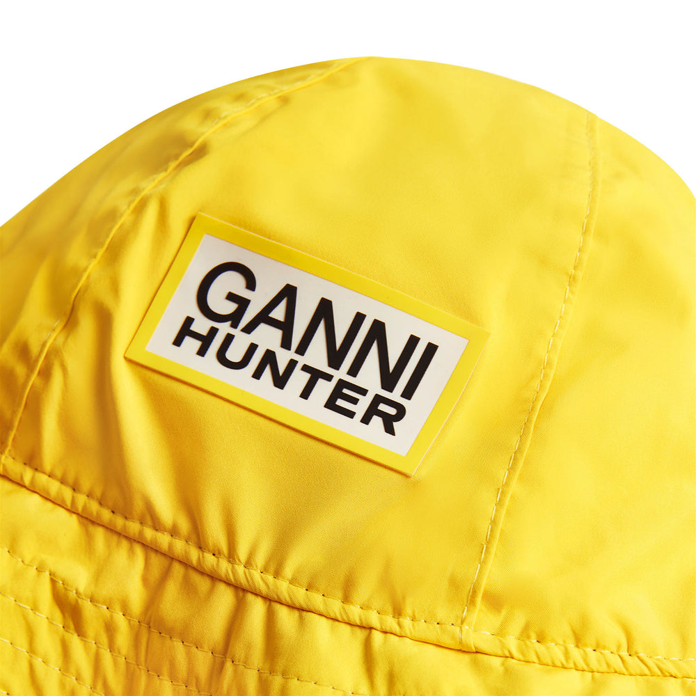 GANNI X HUNTER Waterproof Bucket Hat Lemon
