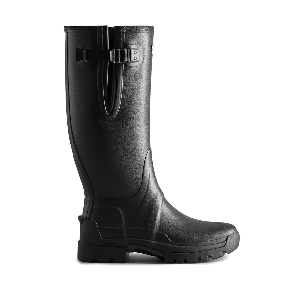 Men's Balmoral Adjustable 3mm Neoprene Wellington Boots Black
