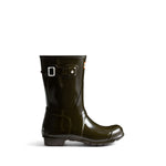 Women's Original Short Gloss Wellington Boots Chocolate Brown