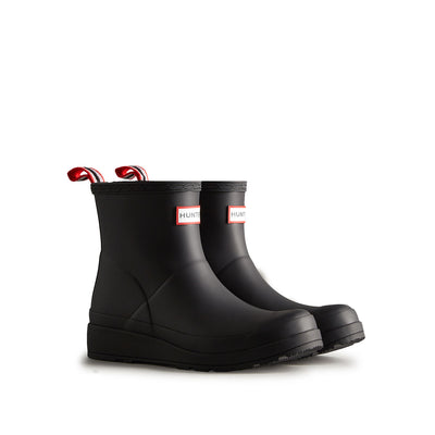 Women's Play Short Welington Boots Black