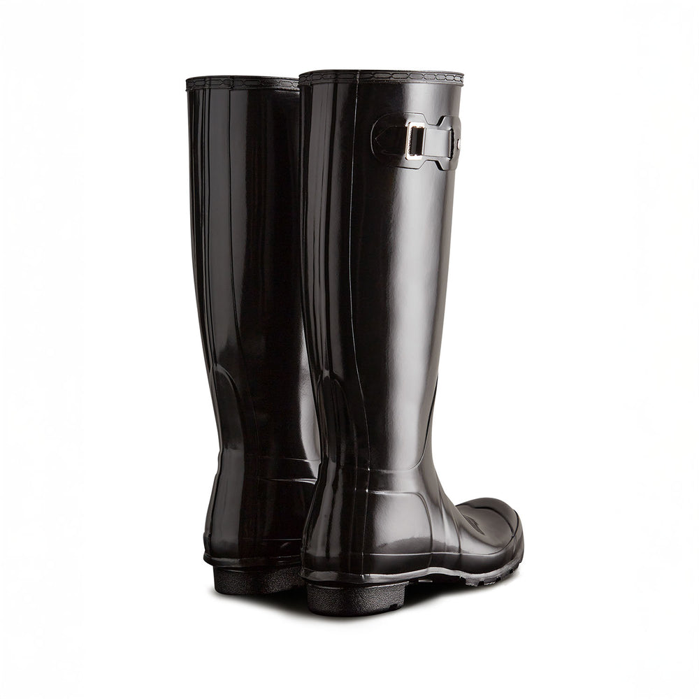 Hunter Original Dames Tall Gloss Regenlaarzen Donker Leiblauw Hunter Original Dames Tall Gloss Regenlaarzen Donker Leiblauw