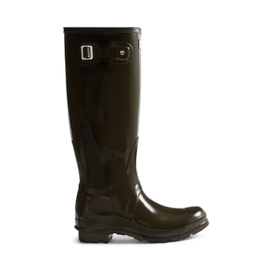 Women's Original Tall Gloss Wellington Boots Chocolate Brown