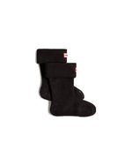 Kids Fleece Boot Socks Black