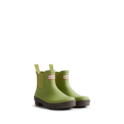 Women's Original Chelsea Boots Olive Green/Chocolate Brown